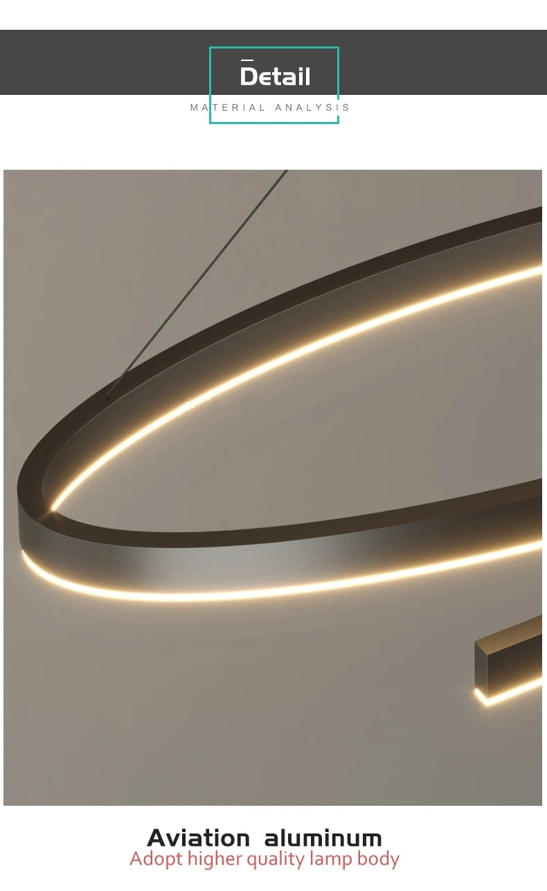 Modern LED spiral chandelier is suitable for living room dining room bedroom study villa home decoration lighting room decoratio