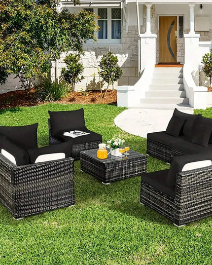 Outdoor Tropical Print Sofa Cushion Covers - Non-Slip Furniture Protectors, Replacement for Individual Seat Cushions