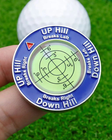 Golf Putt Ball Marker High Precision Round Golf Putt Green Reader Golfing Putting Aid Golf Slope Putting Level Reader