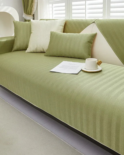 Ice Silk Sofa Cushion Summer Summer Cool Cushion Cushion 2023 New Anti slip Backrest Full Cover Cloth Towel Set