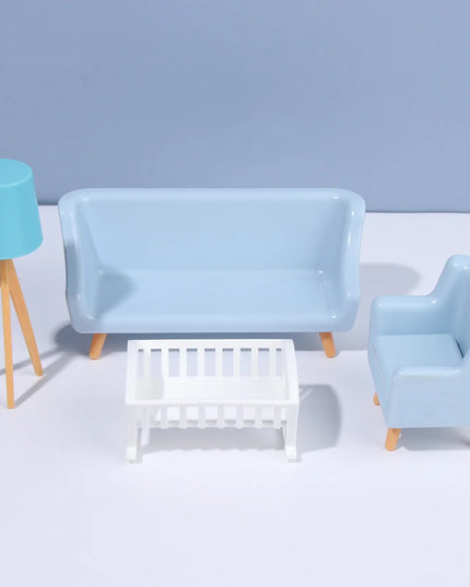 1:12 Scale Sofa Bed Wardrobe TV Cabinet Micro  Scene Model Dollhouse Miniature Furniture Playing House Landscape Dolls Accessory