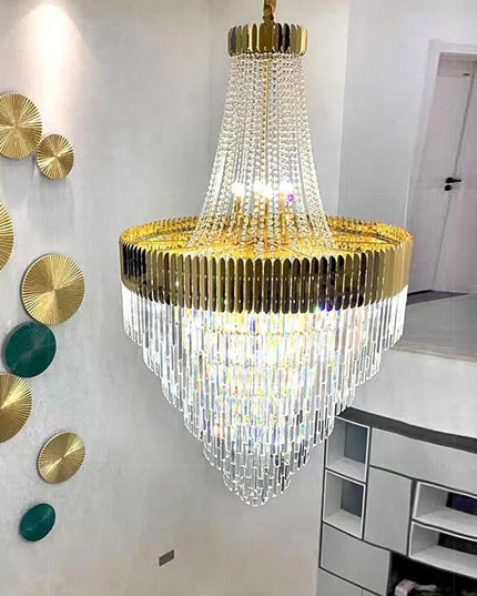 Modern Chandeliers for Living Room Chandelier Luxury Crystal Chandelier Ceiling Lights Lustre Salon Loft Pendant Lighting Lamps