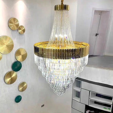 Modern Chandeliers for Living Room Chandelier Luxury Crystal Chandelier Ceiling Lights Lustre Salon Loft Pendant Lighting Lamps