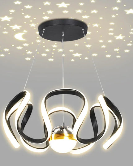 Modern Stylish Lustre LED Chandelier Art Design Pendant Light Living Kitchen Ceiling Lamps Home Room Decoration Lighting Fixture