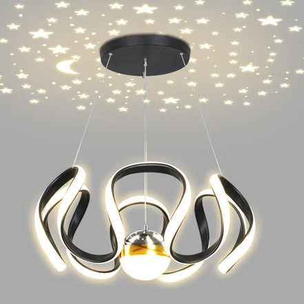 Modern Stylish Lustre LED Chandelier Art Design Pendant Light Living Kitchen Ceiling Lamps Home Room Decoration Lighting Fixture