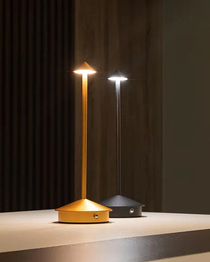 Cordless Table Lamps Rechargeable LED Desk Lamp Outdoor Waterproof Portable Touch Dimmable NightLight for Restaurant DiningHome