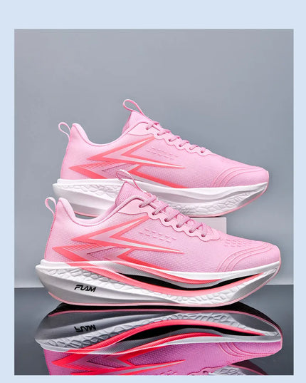 Running Shoes Speciality Marathon Men Sports Breathable Lightweight Carbon Board Women's Comfortable Athletic Nonskid Sneakers