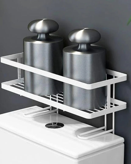 Space Saver Over Toilet Shelf, No Drill Bathroom Organizer for Towels & Toiletries,Maximizes Vertical Storage in Small Bathrooms