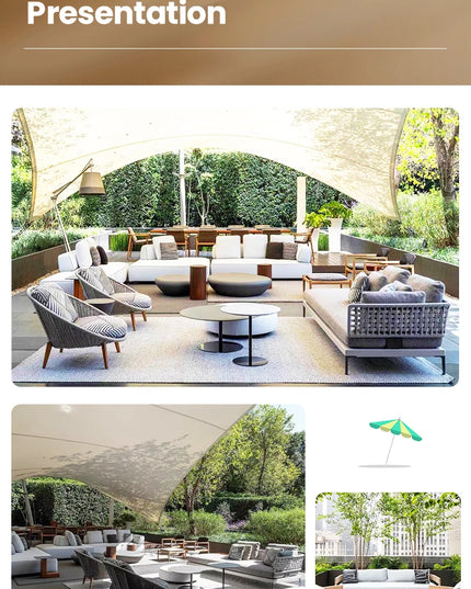 High Quality Hotel Patio Sectional L Shape Sofa Garden Set All Weather Rattan Teak Outdoor Furniture Set