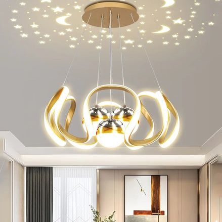 Modern Stylish Lustre LED Chandelier Art Design Pendant Light Living Kitchen Ceiling Lamps Home Room Decoration Lighting Fixture