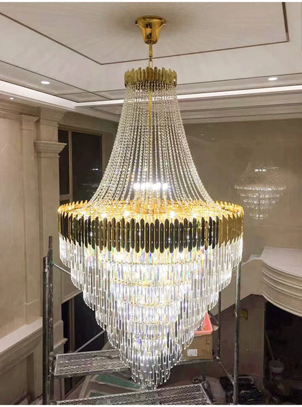 Modern Chandeliers for Living Room Chandelier Luxury Crystal Chandelier Ceiling Lights Lustre Salon Loft Pendant Lighting Lamps