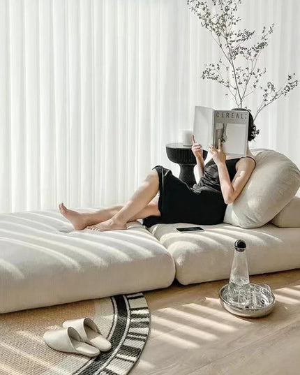 Single Sofa Bed Recliner Lounger Convertible Tatami Sofas Sets Tiny House Relaxing Giant Pouf Luxury Comfort Bedroom Furniture