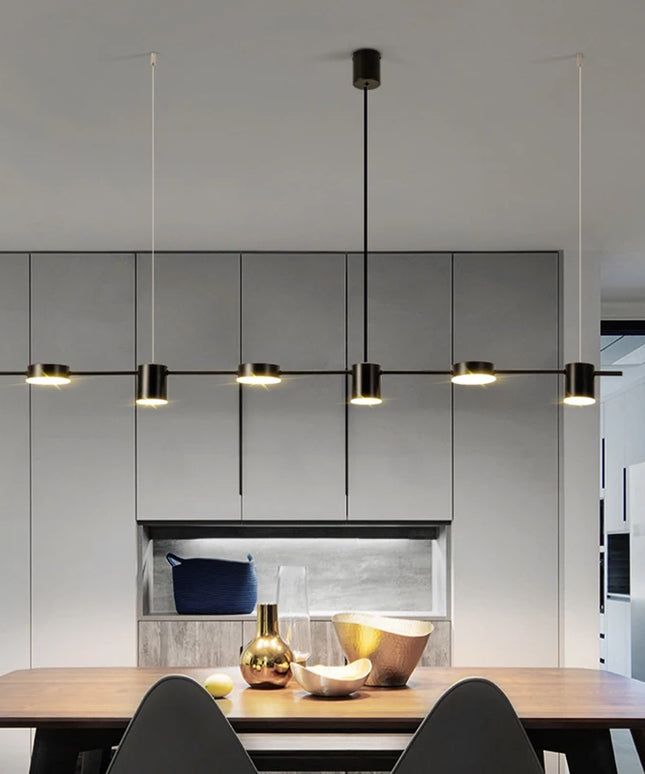Modern LED Ceiling Chandelier Indoor Lighting Dining Table Chandelier Pendant Hanging Light Living Room Decoration Kitchen Lamp