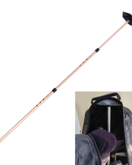 Golf Club Protector Travel Bag Spine Support System Rod Aluminum Adjustable Golf Support Protection Pole Stick Arm