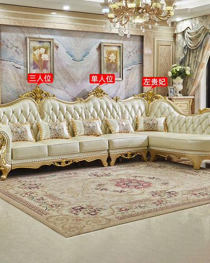 Comfortable Recliner Sofas Family Cushion Elegant Double Sofa Bed Vintage Multifunctional Woonkamer Banken Home Furniture