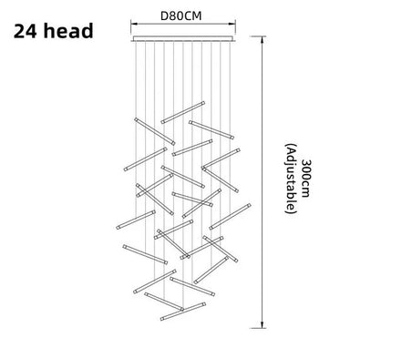 Modern Home Decoration Led Ceiling Chandelier Kitchen Stairs Lighting Lamp Living Room Decor Designer Chandeliers Dining Loft