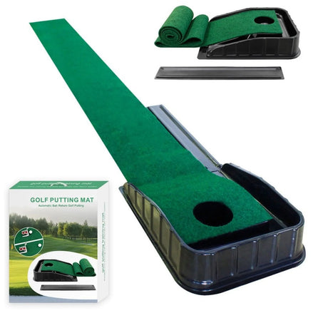 Putting Mat:Perfect Your Golf Skills with Realistic Home Practice - Improve Your Putting Stroke, Lower Your Scores, and Enjoy