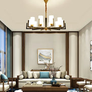 Modern Modern Led Chandelier Nordic Living Room Lamp Retro Simple Dining Room Decoration Iron Art LED Hanging Lamps Pendant Ligh