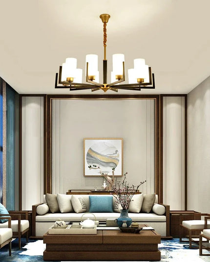 Modern Modern Led Chandelier Nordic Living Room Lamp Retro Simple Dining Room Decoration Iron Art LED Hanging Lamps Pendant Ligh