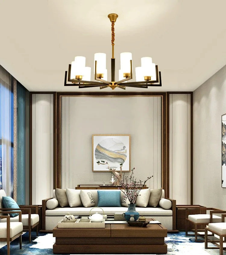 Modern Modern Led Chandelier Nordic Living Room Lamp Retro Simple Dining Room Decoration Iron Art LED Hanging Lamps Pendant Ligh