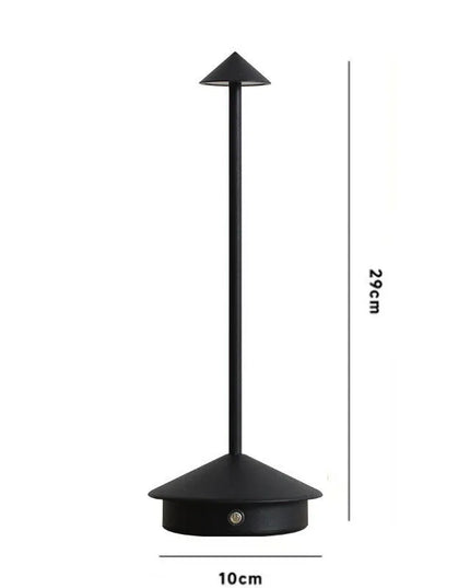 Cordless Table Lamps Rechargeable LED Desk Lamp Outdoor Waterproof Portable Touch Dimmable NightLight for Restaurant DiningHome