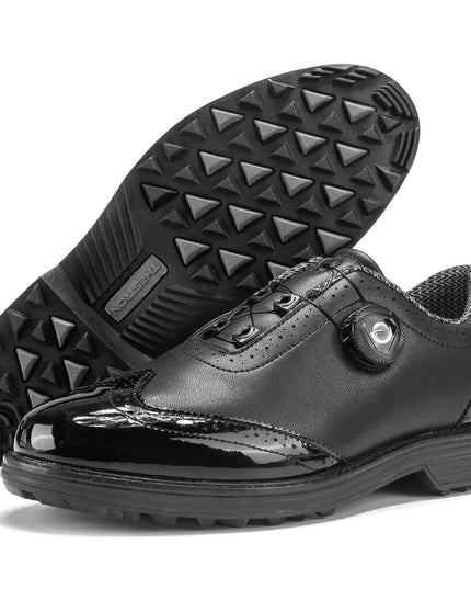 New Men's Golf Shoes Are Easy To Put On And Take Off. Made Of Genuine Leather Material, They Are Non Slip And Casual Sports Shoe