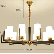 Modern Modern Led Chandelier Nordic Living Room Lamp Retro Simple Dining Room Decoration Iron Art LED Hanging Lamps Pendant Ligh