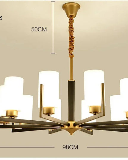 Modern Modern Led Chandelier Nordic Living Room Lamp Retro Simple Dining Room Decoration Iron Art LED Hanging Lamps Pendant Ligh