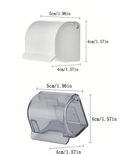 Black/Grey Easy-Install Shower Shaver and Electric Toothbrush Holder - Space-Saving Bathroom Organizer, Fragrance-Free Personal