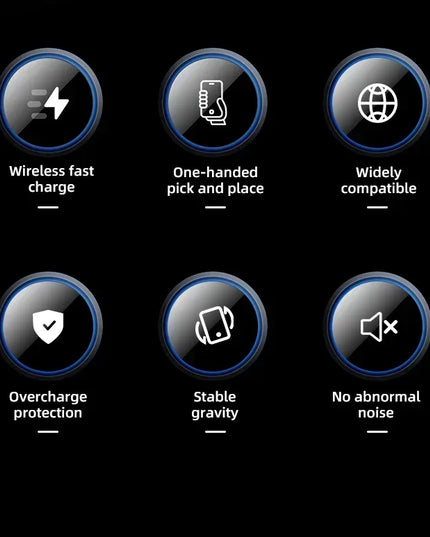 VIKEFON 30W Car Wireless Charger Car Phone Holder for iPhone 12 Pro Max 11 Pro X MAX 8 7 Plus Intelligent Infrared Phone Holder