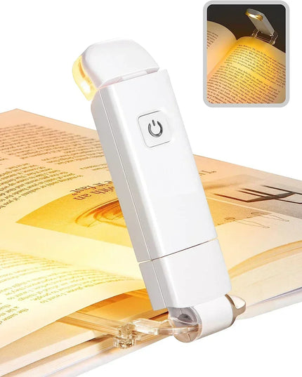 Portable USB Table Lamp Rechargeable Desk Lamp with Clip Bed Reading Night Light LED Touch 3 Modes Dimming Eye Protection Light
