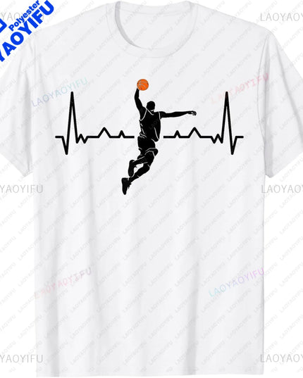 Basketball Apparel - Basketball T-Shirt Sports Clothing Tops  Graphic T Shirts  Vintage T Shirt Men Clothing Camisas Streetwear