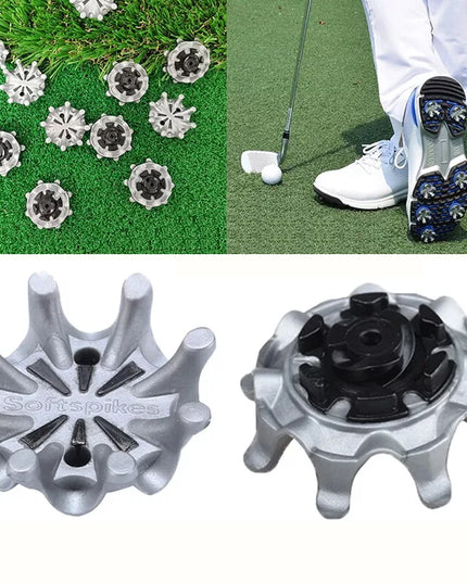 14PCS Golf Shoe Spikes With Spanner Golf Cleats Replacement Set for Lawn Cricket Training Shoe Accessories Golf Player Lover