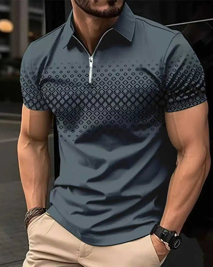 Men's Polo Shirts Golf Shirt Button Up Breathable Quick Dry Moisture Wicking Short Sleeve Mans Clothes Summer Tennis Sportswear