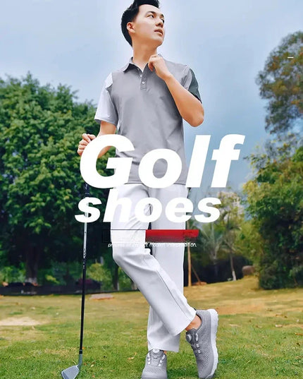 Golf Shoes for Men Breathable Non-slip Golf Sneakers Grass Walking Golfing Shoes Male Tenis Sports Golfer Footwear