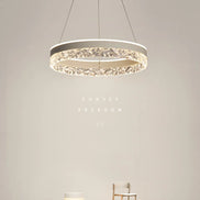 Modern LED Chandelier For Living Room Dining Room Bedroom Study Ring Ceiling Pendant Lamp Lustre Room Decorative Lighting Lamp