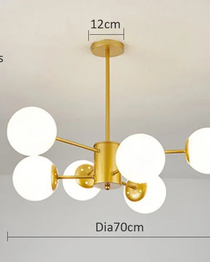 Modern Glass led Chandelier Lighting Ceiling Chandeliers Light For Dining Living Room Bedroom Kitchen Indoor Lustre Fixture Lamp