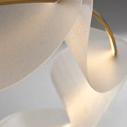 Modern leaf chandelier luxury designer Acrylic ring light Dining Room Home Bedroom Kitchen Hanging Lights Decor sofa living room