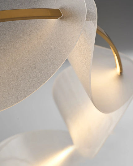 Modern leaf chandelier luxury designer Acrylic ring light Dining Room Home Bedroom Kitchen Hanging Lights Decor sofa living room