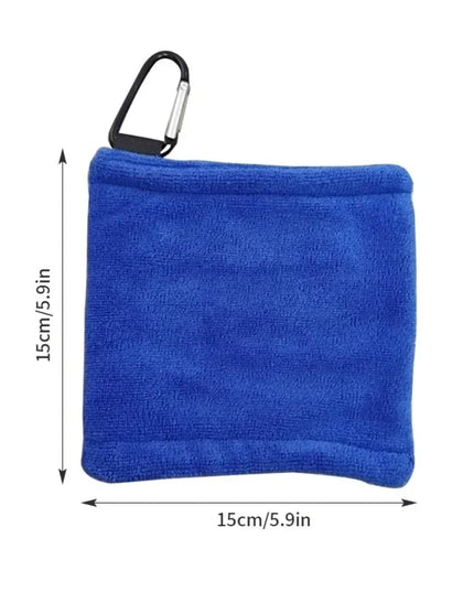 1 golf ball cleaning towel Microfiber scrub cleaning club wipe Ball towel Outdoor sports towe