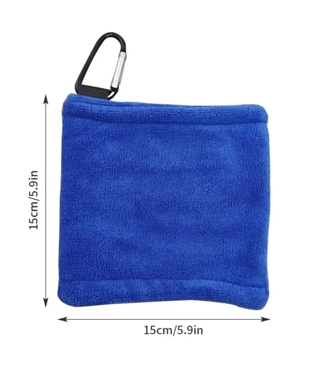 1 golf ball cleaning towel Microfiber scrub cleaning club wipe Ball towel Outdoor sports towe