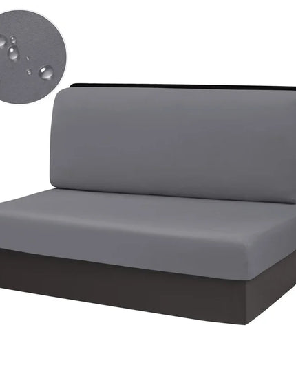 2pcs/set Jacquard RV Dinette Cushions Covers Stretch Camper Sofa Seat Covers Adjustable Dining Seat Covers Bench Backrest Decor