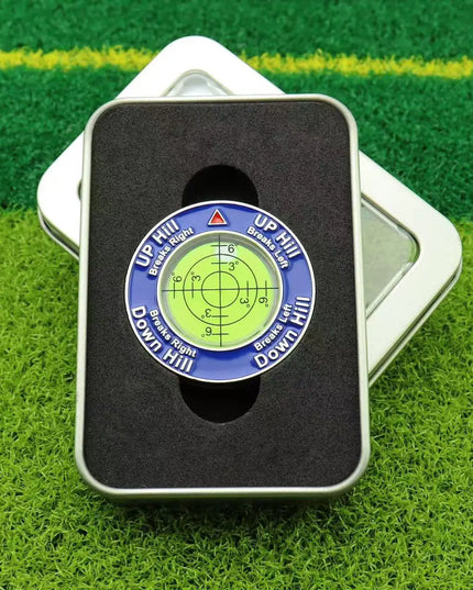 Golf Putt Ball Marker High Precision Round Golf Putt Green Reader Golfing Putting Aid Golf Slope Putting Level Reader
