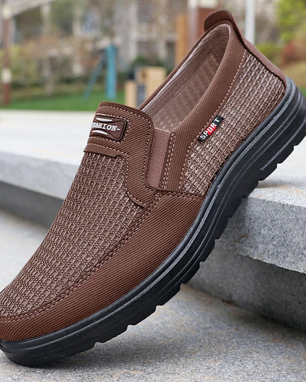 Men's Fashionable Solid Woven Knitted Running Shoes - Lightweight, Breathable and Non-Slip - Perfect Sports Shoes for Outdoor Activities