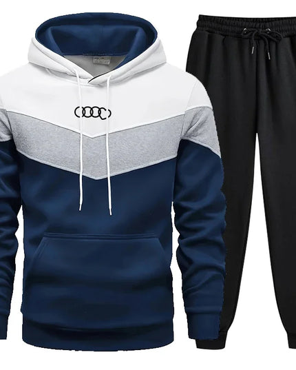 Men's Clothing Casual Sweatshirt Suit Sweatshirts for Men Daily Tricolor Hoodies Hot High Quality 2024 Sports Tracksuit Jogging