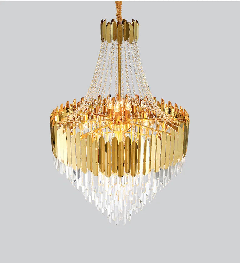 Modern Chandeliers for Living Room Chandelier Luxury Crystal Chandelier Ceiling Lights Lustre Salon Loft Pendant Lighting Lamps