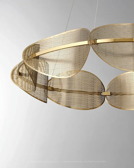 Modern leaf chandelier luxury designer Acrylic ring light Dining Room Home Bedroom Kitchen Hanging Lights Decor sofa living room