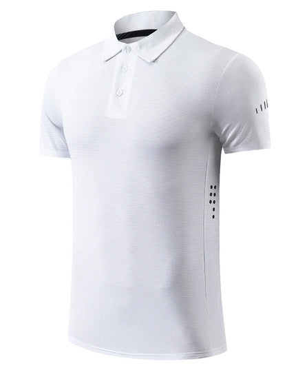 Golf Lapel Sport Short Sleeve Outdoor Trainning Reflective Running Breathable Tee Solid Quality Tennis Gym Fashion Jerseys