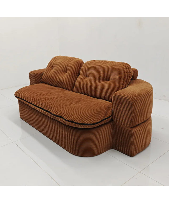 Living Room Corduroy Sofa Vacuum Compressed Sponge Bedroom Multifunctional Sofa Bed Comfortable Remove Washable Home Decoration