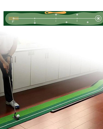 Golf Putting Indoor Golf Hitting Mat Green Mat Golf Practice Training Aid Equipment for Home Outdoor Backyard Golf Practice